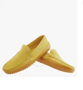 TOD'S Herren Gelb Wildleder Gommino Halbschuhe Schuhe $ 595 - Bild 1 von 12