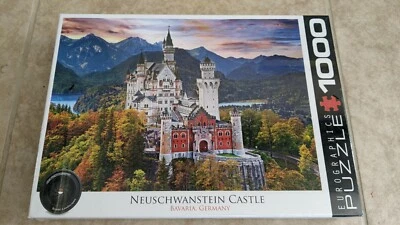Neuschwanstein Castle Germany 1000 Pieces Jigsaw Puzzle - Image 1 of 3