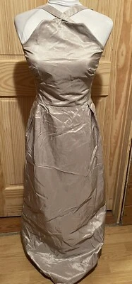 Vestido Pianoforte di MAX MARA Beige 100% Seda Sin Mangas Forrado ~ IT 40 ~ USADO EN EXCELENTE ESTADO Foto 1 de 4