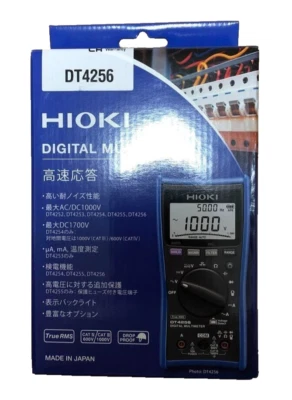 HIOKI DT4256 Digital Multimeter Allzweck Typ mit 10A Klemme Neu Japan - Bild 1 von 4