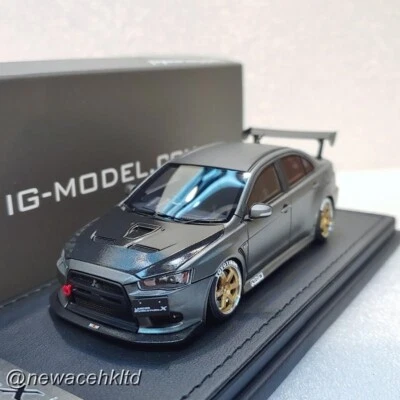 Pistola mate de metal Mitsubishi Lancer Evolution X (CZ4A) MODELO DE ENCENDIDO 1/43 #IG2738 Foto 1 de 2