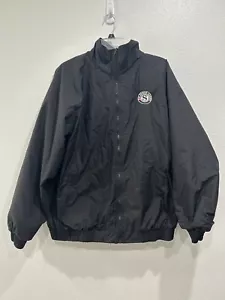Harriton Senior Corps Fleece Lined Jacket Zip Closure Jacket SZ Large - Picture 1 of 11