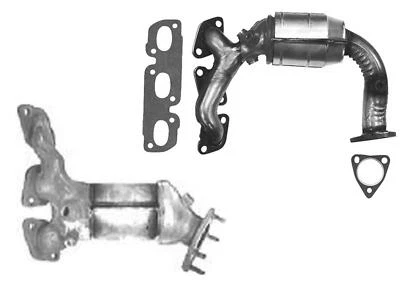 For Mazda MPV 2002 2003 2004 2005 2006 Front & Rear Upper Catalytic Converter - Image 1 of 4
