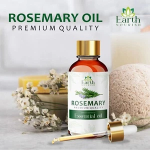 Earth Nourish Rosmary Essential Oil - Pure for Hair & Wellness [15ml-50ml] - Bild 1 von 9