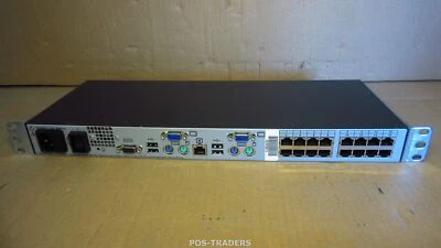 HP AF617A 513736-001 16-Ports Rack-mountable IP Server KVM Console Switch VGA - Bild 1 von 4