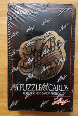 1991 Leaf Studio Baseball 48 FOIL WAX Packs Puzzle & Cards Factory Sealed Box - Image 1 of 4