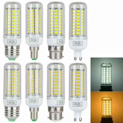 E12 E14 E27 G9 B22 7W 12W 15W 20W 25W 5730SMD LED Corn Light Bulb Lamp 110V 220V - Image 1 of 4