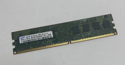 1GB Samsung M378T2863EHS-CF7 PC2-6400U 800MHz DDR2 Computer Memory RAM - Image 1 of 3