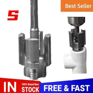 Integrated Internal & External Pipe ThreadingTool, PVC Pipe Threader Kit-S- - Picture 1 of 15