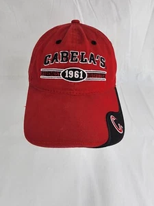 Cabela's 1961 Foremost Outfitter Red Adjustable Hat Baseball Cap - Picture 1 of 7