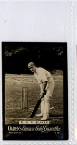 (Gd4981) OGDENS Guinea Gold, Nueva Serie 1, Cricketeters #B10, R.N.R.Blaker 1902 EX - Imagen 1 de 4