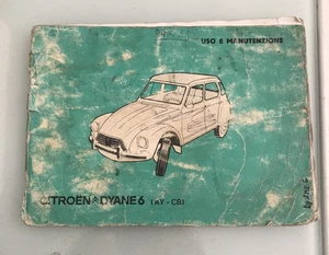 Libretto manuale uso manutenzione Citroen Dyane 6 AY CB originale - Foto 1 di 2