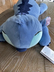Peluche Disney Stitch 22” Cuddleez Lilo & Stitch nuovo con etichette morbido peluche che dorme - Foto 1 di 12