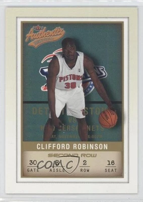 2001-02 Fleer Authentix Second Row /200 Clifford Robinson #58 - Image 1 of 2