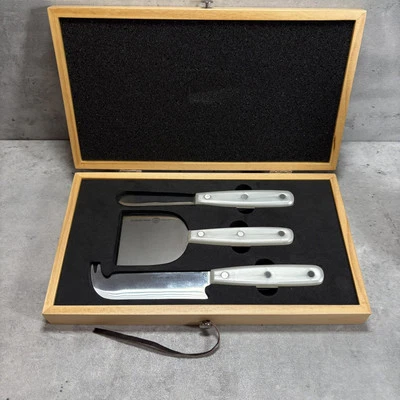 Schmidt Brothers Project X Series Cutley Knife Scraper Set of 3 with Wood Box - Image 1 of 4