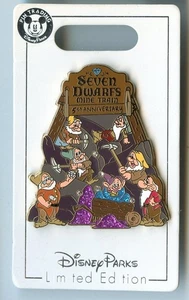 Disney Snow White & the Seven Dwarfs Mine Train 5th Anniversary Cast LE 750 Pin - Picture 1 of 1