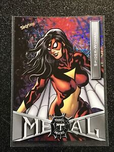 2022 Skybox Metal Universe Spider-Man Spider-Woman #87 Grandiose Parallel