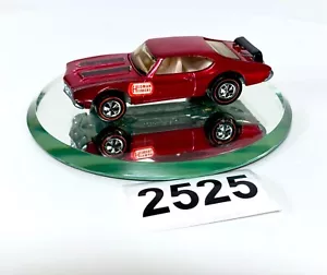 Hot Wheels Vintage Redline Dark Rose Olds 442 1969 Nice Car White Interior - Picture 1 of 1