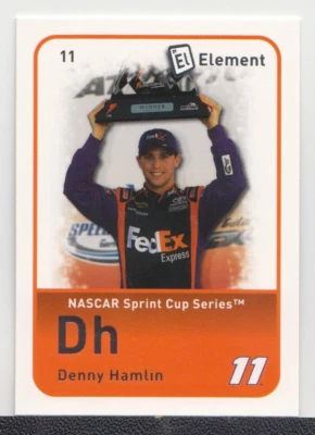 DENNY HAMLIN : 2009 - WHEELS ELEMENT  NSCS - CARD No. # 11 - Image 1 of 2