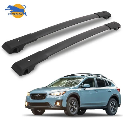 Barras transversales rieles portaequipajes de techo para equipaje Subaru XV Crosstrek 2024 2025+ ajustables Foto 1 de 4