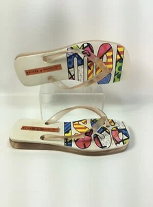 Chanclas para mujer Melissa by Romero Britto GRENDENE gráficas artísticas Brasil talla 5 - Imagen 1 de 9