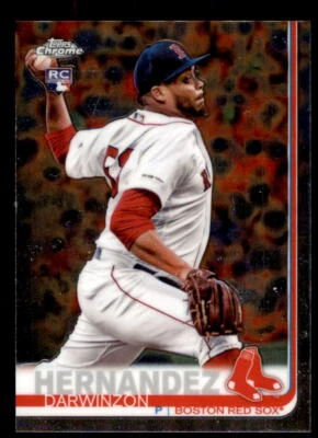 2019 Topps Chrome Update #30 Darwinzon Hernandez Boston Red Sox RC - Image 1 of 2