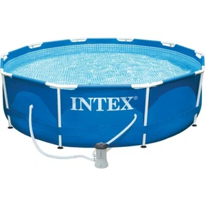 XL 12FT 6500L New Metal Frame Portable Swimming Pool Above Ground + Filter Pump - Picture 1 of 1