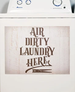 Vintage Laundry Room Washer Magnet Old Fashioned Clothbin Nostalgic Humor Magnet - Picture 1 of 1