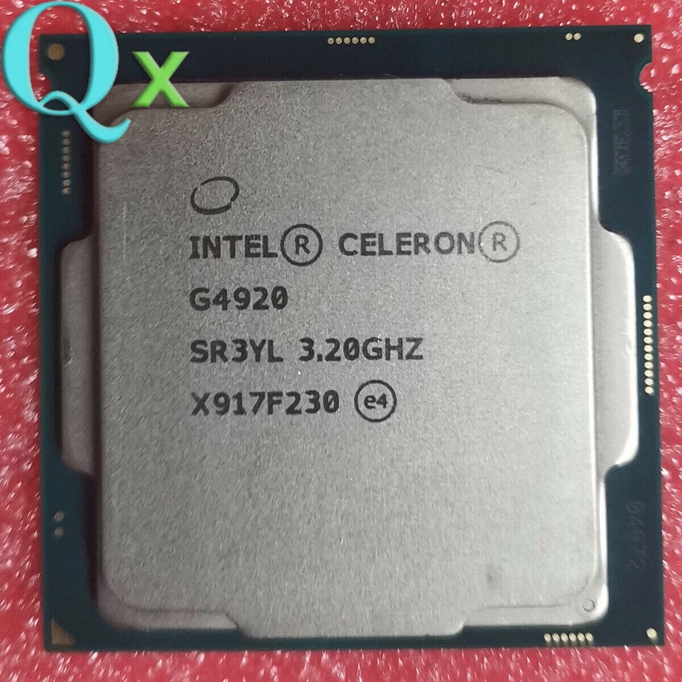 Procesador CPU Intel Celeron G4920 LGA 1151 8ª Generación Doble Núcleo 3,2 GHz Coffee Lake Foto 1 de 1
