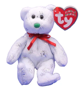TY Christmas Jingle Beanie Flaky - Bear Teddy - Picture 1 of 1