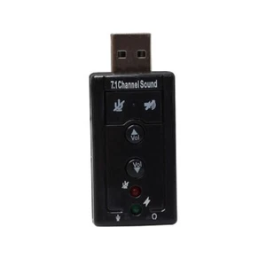 3D sound 7.1 canali scheda audio esterna USB 2.0 adattatore per microfono suono - Foto 1 di 3