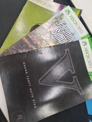 Microsoft Xbox 360 english Manual Booklet Instruction only - Image 1 of 3