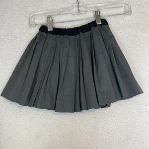 Bonpoint Girls Skirt Size 6 Pleated Preppy Prep Grey Gray - Picture 1 of 6