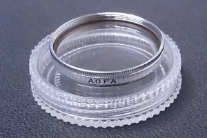 ✅ AGFA UV 46MM FILTER GENUINE VINTAGE LENS OR CAMERA SCREW IN W/ KEEPER 110-2 - Picture 1 of 2