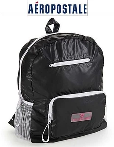 NWT GREAT $59.50 BLACK AEROPOSTALE BACKPACK BAG NEW! GREAT SEE!! - Picture 1 of 3