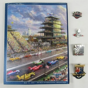 2009 Indy 500 Program & Lapel Pin Event Sponsors Balloon Festival Centennial ERA - Picture 1 of 8