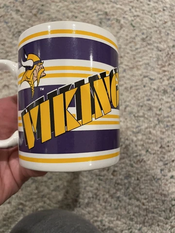 NFL  Minnesota Vikings coffee cup/mug Purple And Gold Cover