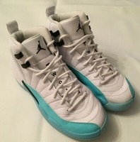 jordan retro 12 aqua grade school
