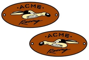 2x Road Runner RACING Aufkleber Coyote 10cm / 20cm Oldtimer USA Hotrod V8 Kult - Bild 1 von 1