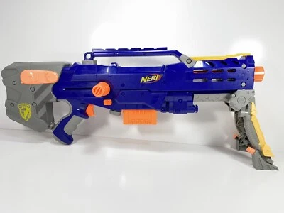 Nerf N-Strike Longshot CS-6 w/Pistol Attachment & Magazine - Image 1 of 4