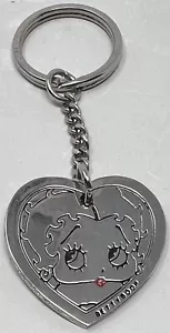 RARE BETTY BOOP HEART SHAPED KEYCHAIN FOB - Picture 1 of 2