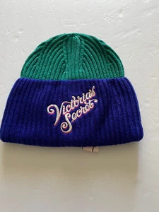 Victoria Secret Colorblack Beanie Green/Blue Hat OS - Picture 1 of 2