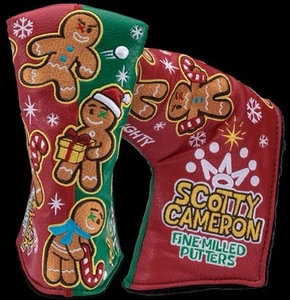 Scotty Cameron 2024 Christmas Gingerbread Man Blade Putter Headcover NIB - Picture 1 of 1