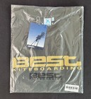 NEU Best Kiteboarding T-Shirt schwarz Herren Kite Surf Shirt Baumwolle gold