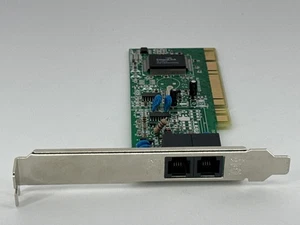 SmartLink SL2800 PCI Dial-Up 56K Modemkarte 2-Port RJ-11 ungetestet Vintage - Bild 1 von 6