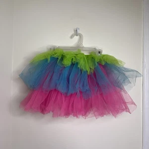 Rosa blau grün Tutu Verkleidung Halloween Kindergröße - Bild 1 von 7