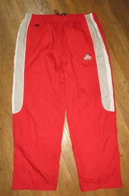 PANTALONES DE CALENTAMIENTO OHIO STATE BUCKEYES por STARTER Sudadera para Correr Bordada para Hombres XL Foto 1 de 4