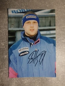 Foto m.Orig.AG Steffen Sator-Skel GER Rodeln 3.WM 97 - Doppelsitzer Rarität! - Bild 1 von 1