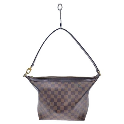 Borsa a tracolla Louis Vuitton Illovo MM Damier Ebene in PVC marrone... - Immagine 1 di 4