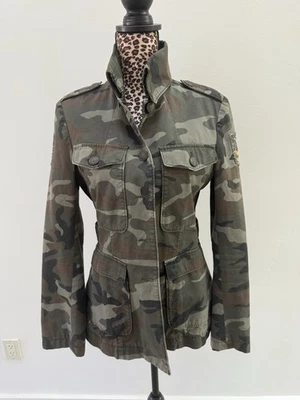 RAG & BONE Leigh Camouflage Camo Utility  Jacket.  - Image 1 of 4